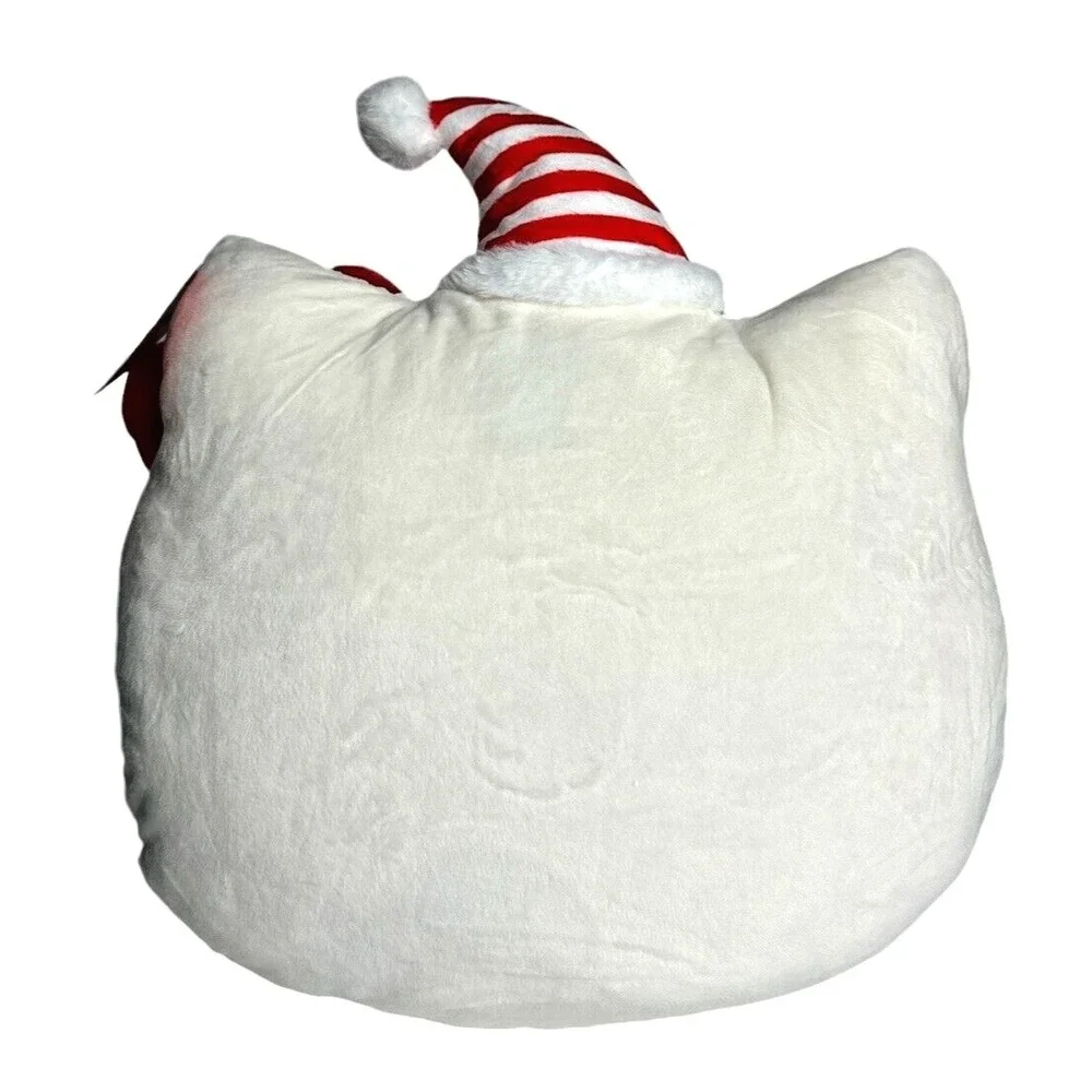 Festive Hello‎ Kitty Santa Pillow – Plush Holiday Red/White Accent